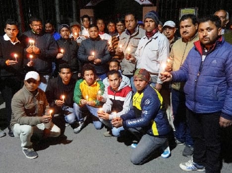 Almora tribute to Hanumnthppa